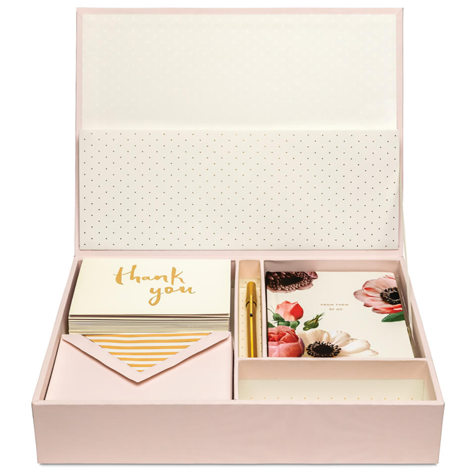 Kate Spade Bridal Thank You Kit with Keepsake Box - Blushing Floral