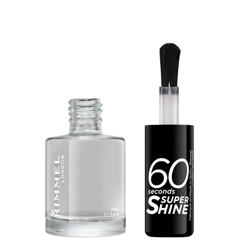 Rimmel 60 Seconds Super Shine Nail Polish - Clear