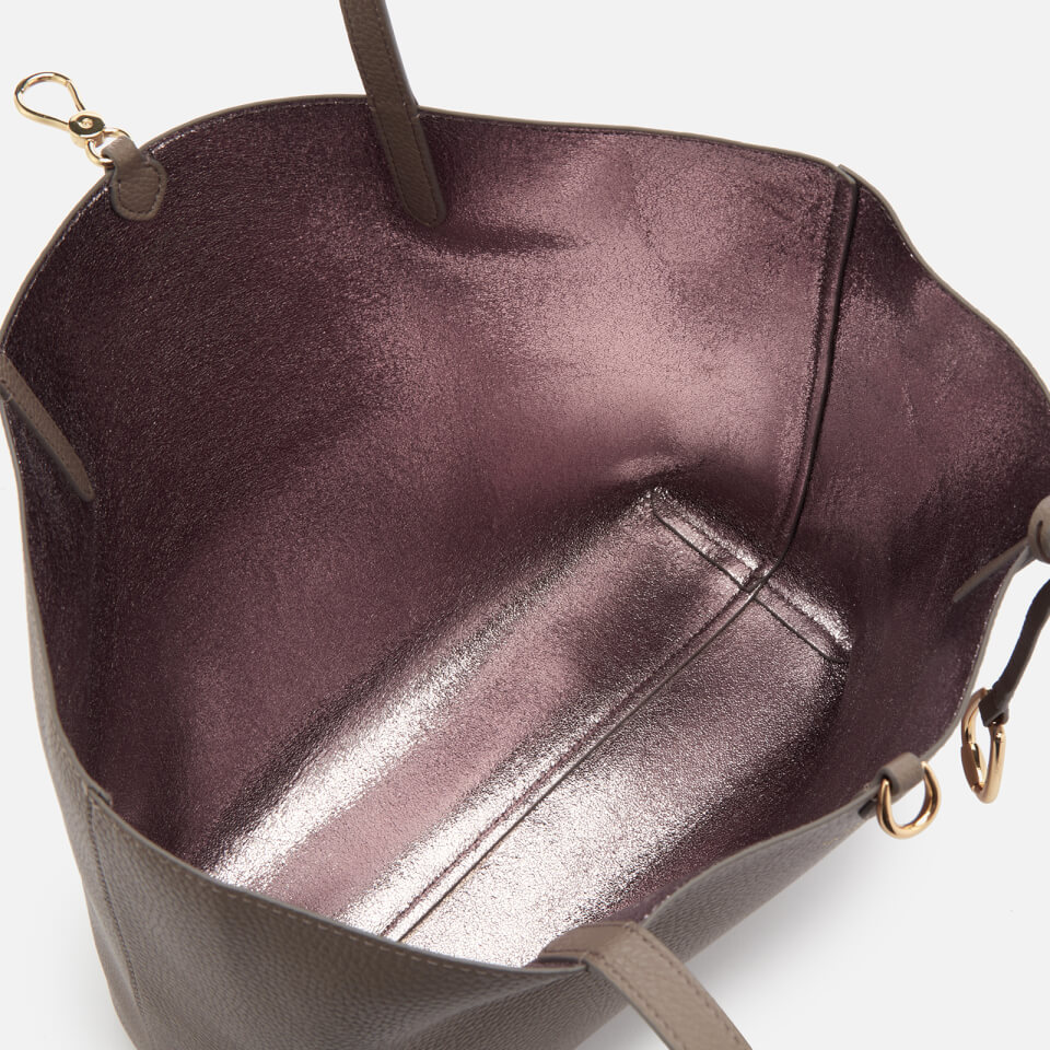 Lauren Ralph Lauren Women's Merrimack Reversible Medium Tote Bag - Taupe/Gunmetal