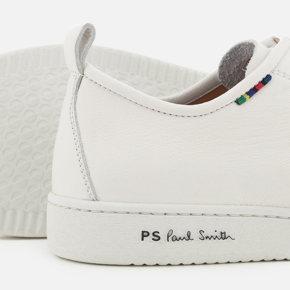 PS Paul Smith Men's Miyata Leather Low Top Trainers - White
