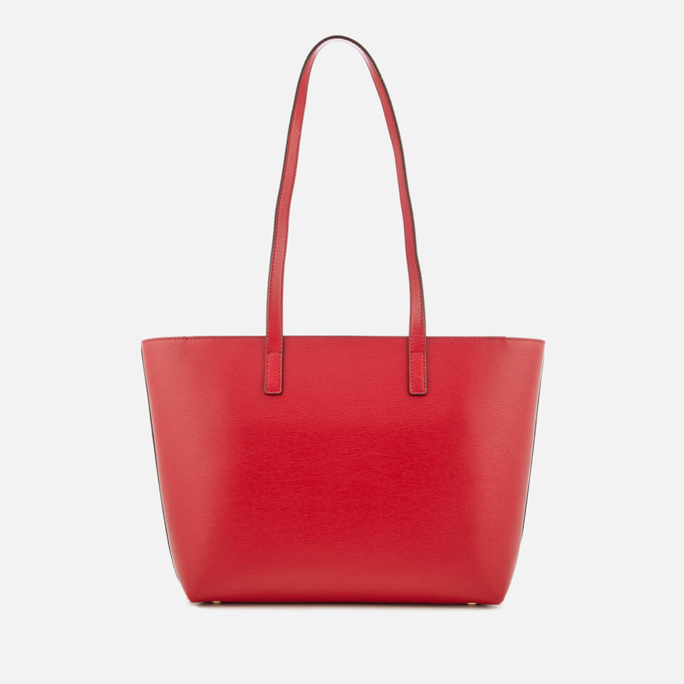DKNY Women's Bryant Medium Sutton Textured Leather Tote Bag - Safari Red