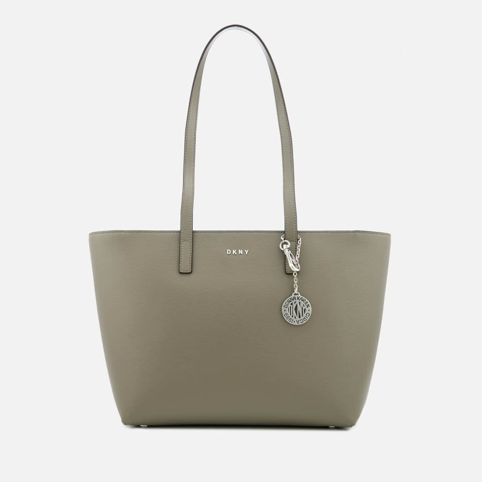 DKNY Women's Bryant Medium Sutton Textured Leather Tote Bag - Soft Clay