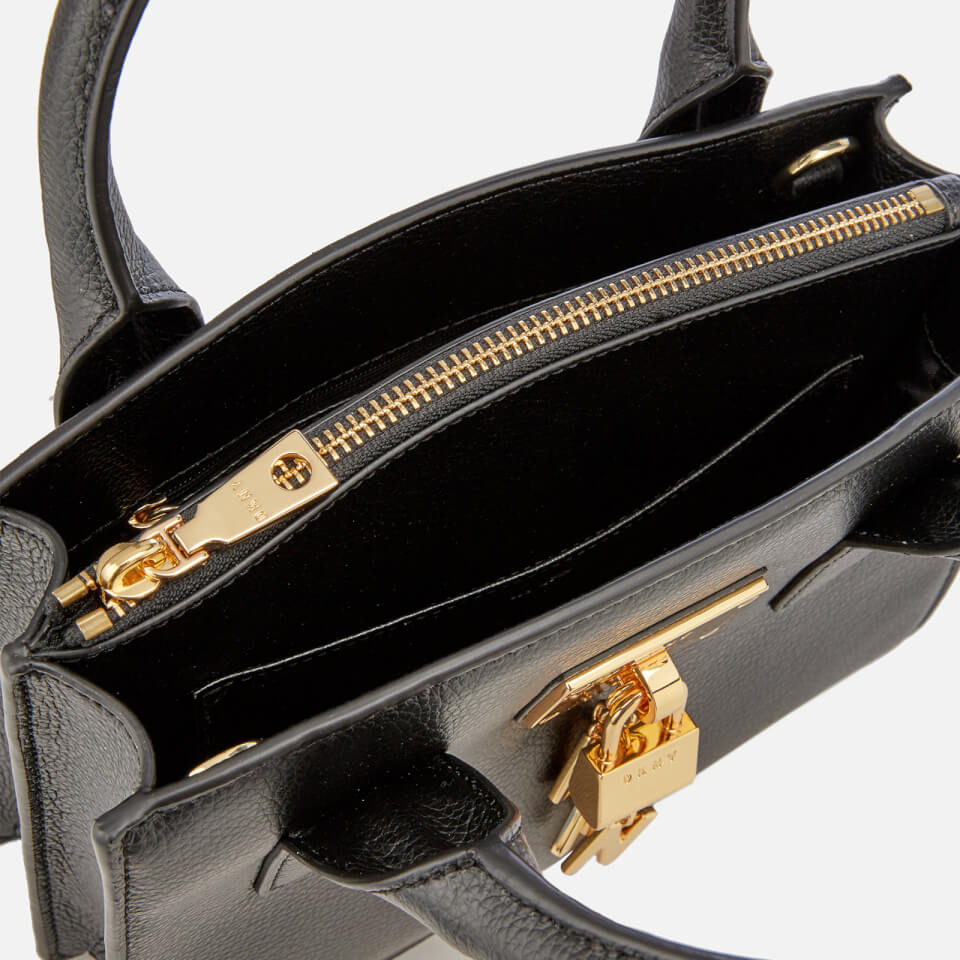 DKNY Women's Elissa Small Tote Bag - Black/Gold