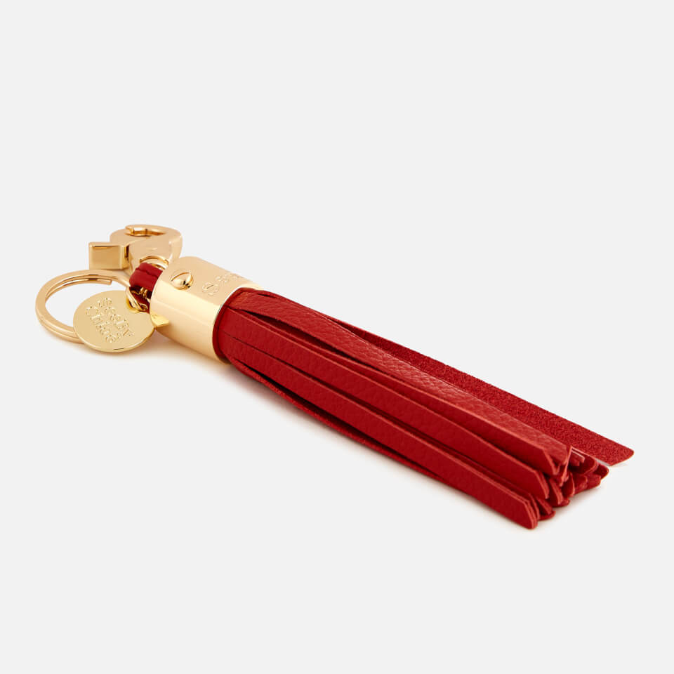 See By Chloé Women's Tassel Keyring - Red Sand