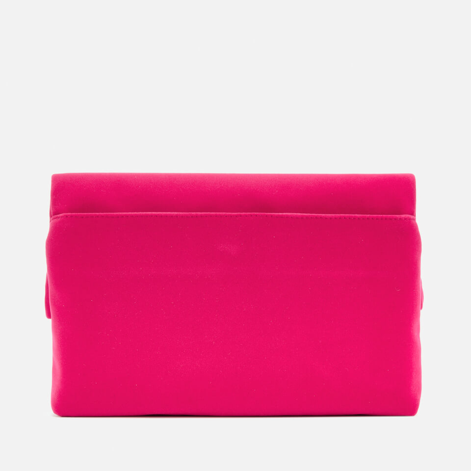 Lulu Guinness Women's Velvet Half Covered Lip Issy Bag - Hot Pink