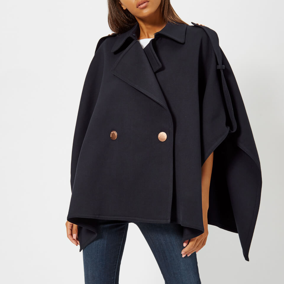 ジャケット Chloe Wide blue double-breasted coat Chloé Oversized Double Breasted Coat In Wool | Chloé AM