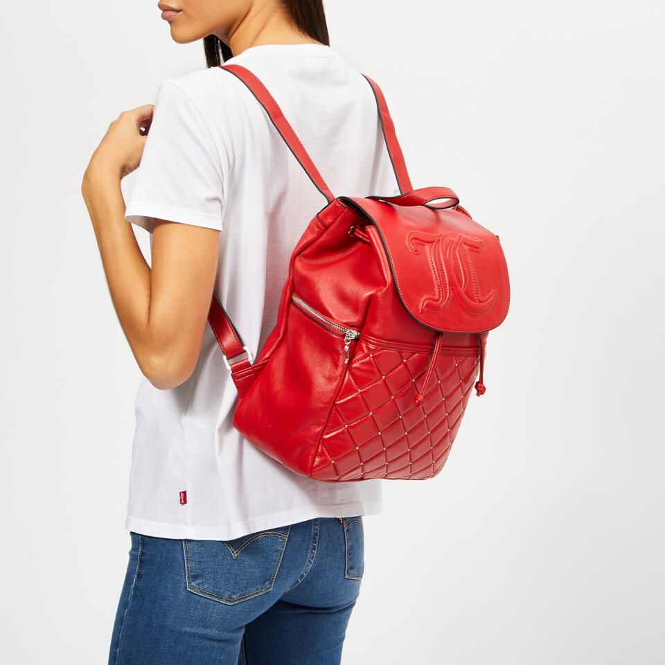 Juicy Couture Women's Ellen Flapover Backpack - Cherry