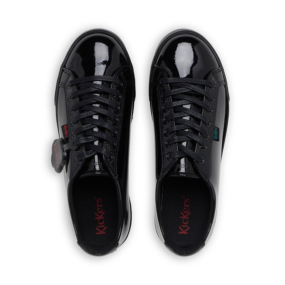 Youth Womens Tovni Lacer Patent Leather Black