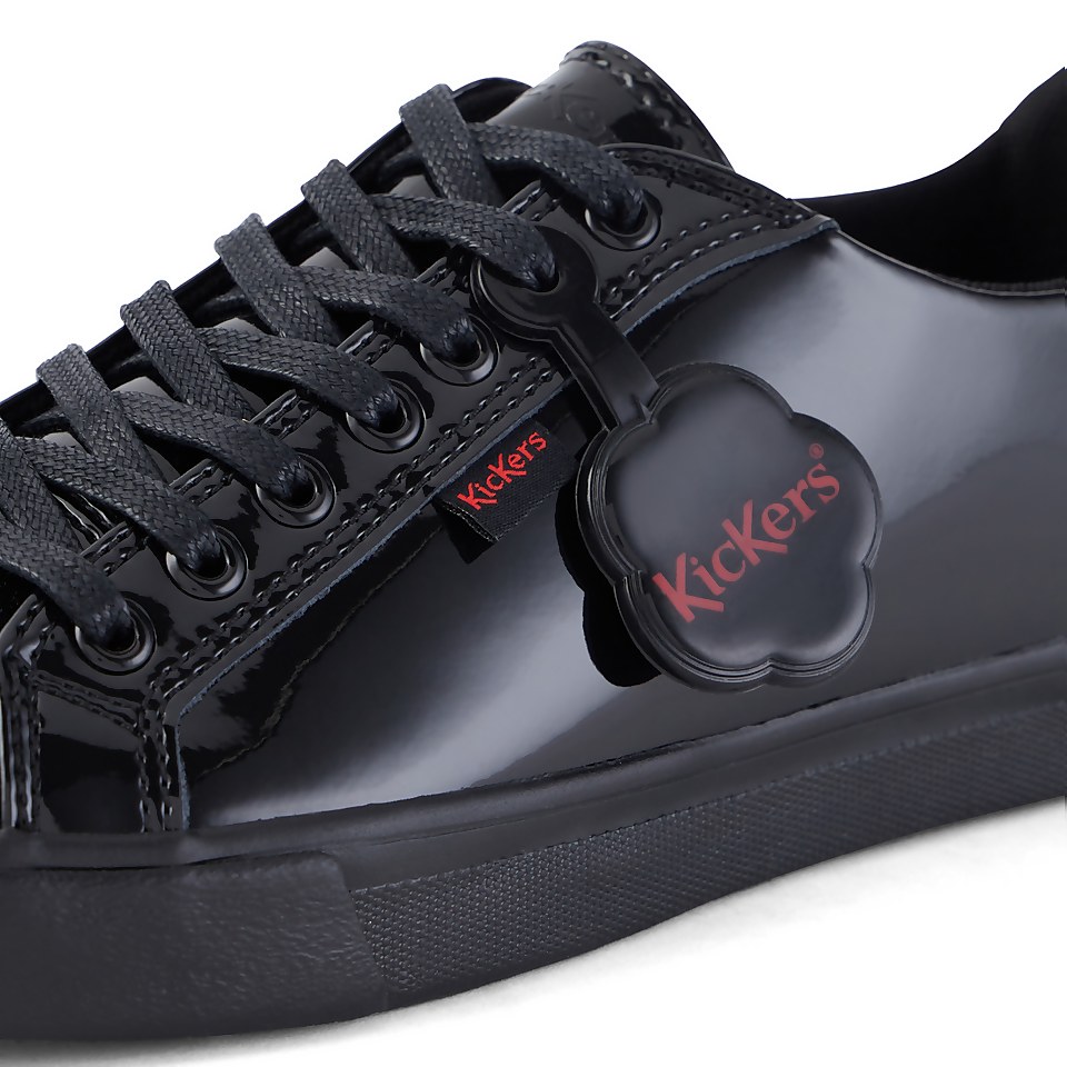 Youth Womens Tovni Lacer Patent Leather Black