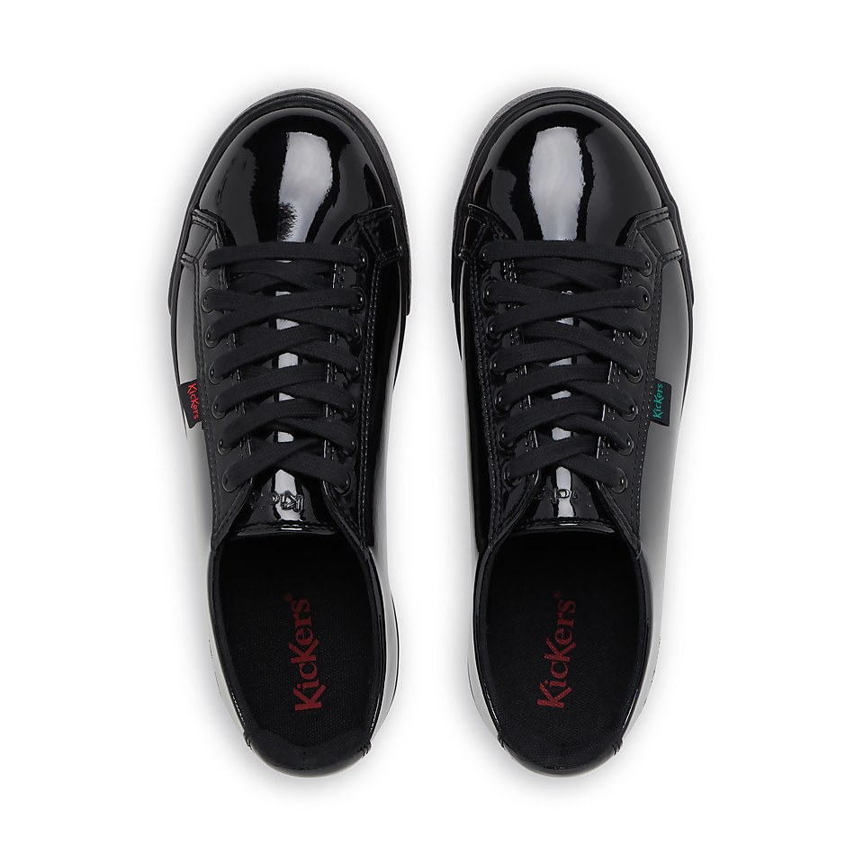 Adult Womens Tovni Lacer With Pink Sole Patent Leather Black