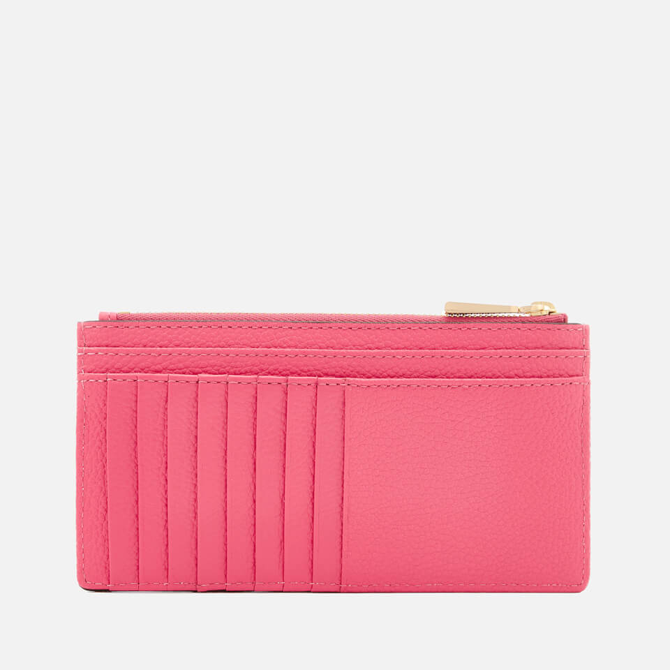 MICHAEL MICHAEL KORS Women's Mercer Pebble Large Slim Card Case - Rose Pink