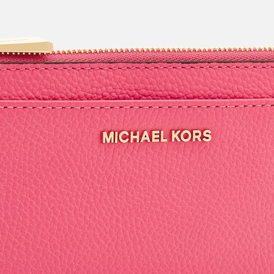 MICHAEL MICHAEL KORS Women's Mercer Pebble Large Slim Card Case - Rose Pink