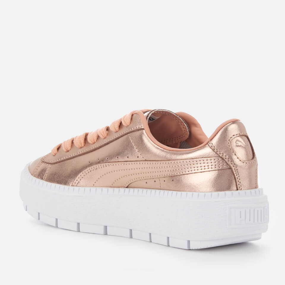 Puma basket platform trace luxe hotsell