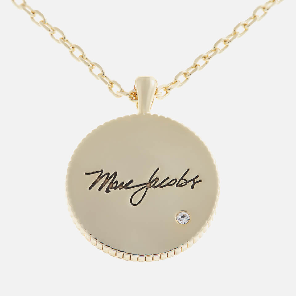 Marc Jacobs Women's Medallion Double Sided Pendant - Gold