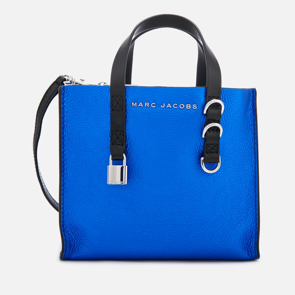 Marc Jacobs Women's Mini Grind Metallic Tote Bag - Sapphire