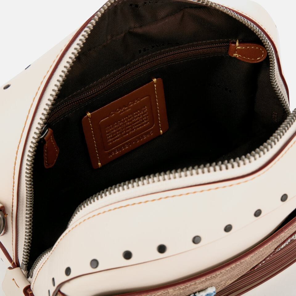 Coach Women's Patches and Border Rivets Camera Bag - Chalk