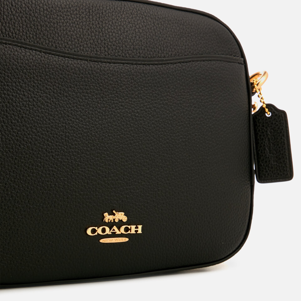 Coach Women's Polished Pebble Leather Camera Bag - Black