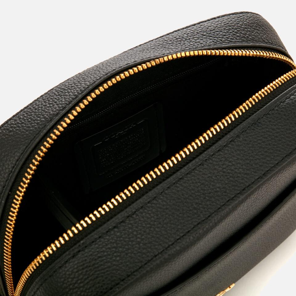 Coach Women's Polished Pebble Leather Camera Bag - Black