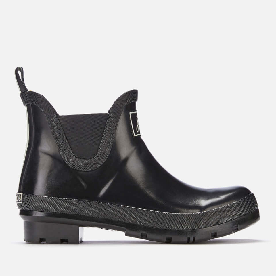 Joules Women s Wellibob Gloss Chelsea Boot Wellies Black Allsole