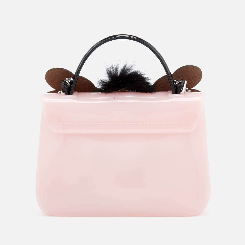 Furla Women's Candy Melita Meringa Mini Cross Body Bag - Light Pink/Black