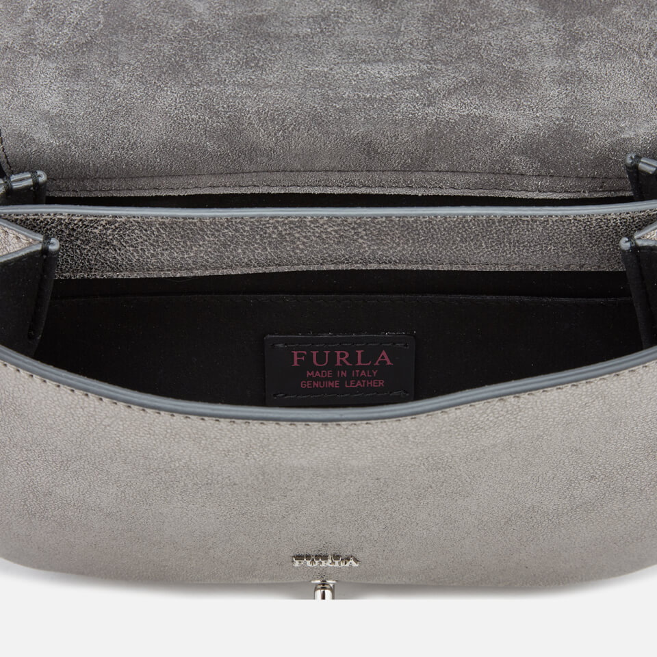 Furla Women's Margherita Mini Cross Body Bag - Silver