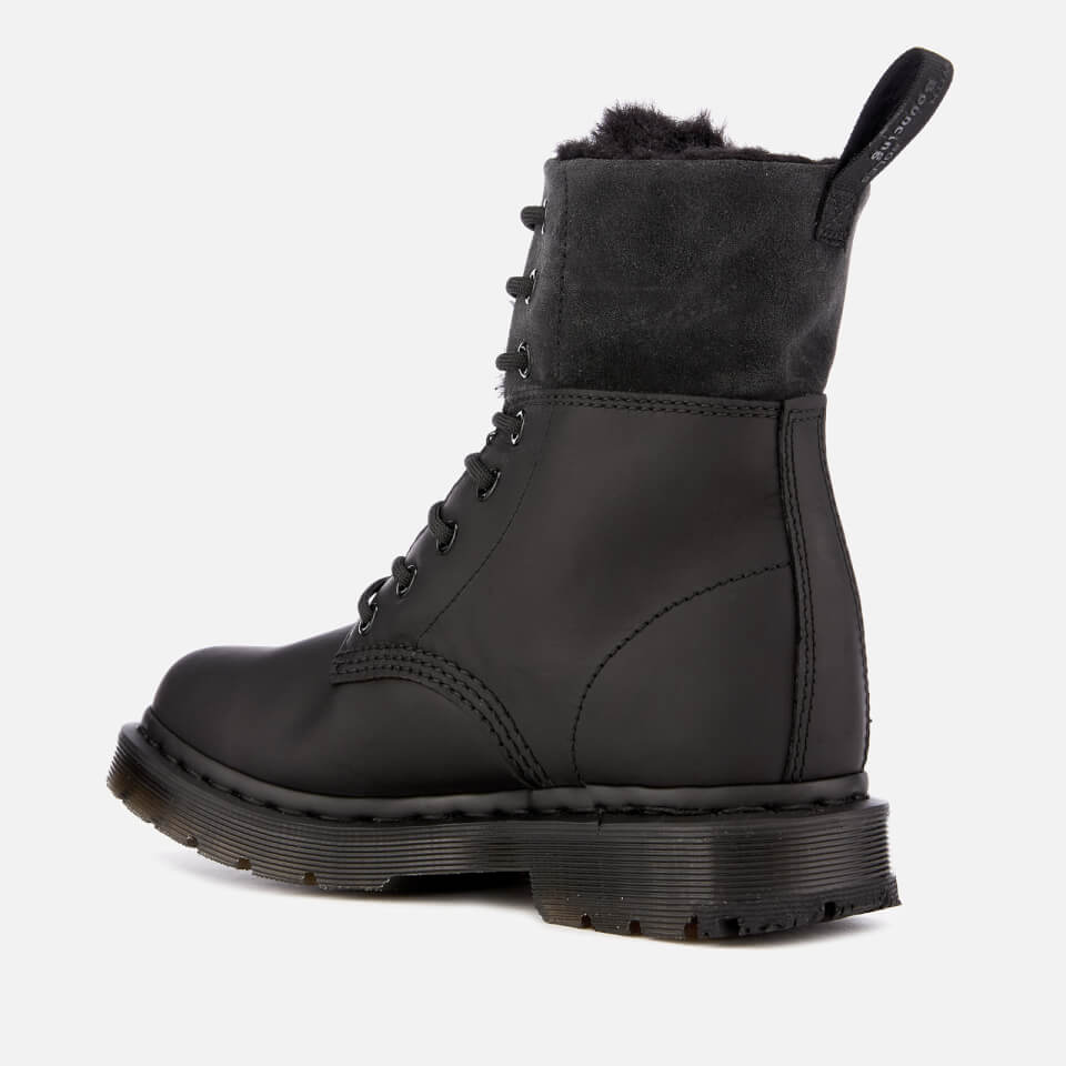 Dr. Martens Women s 1460 Kolbert Waterproof 8 Eye Boots Black