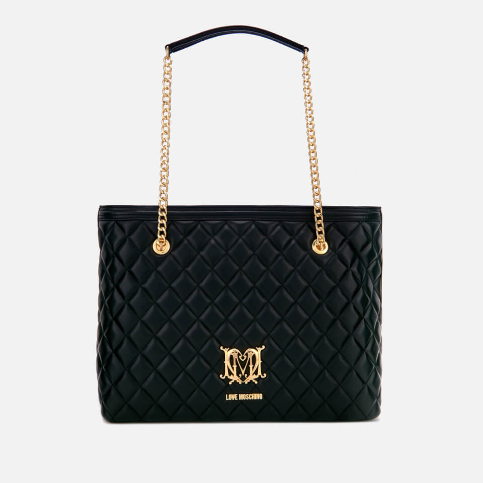 Love Moschino Women's Quilted Shopper Bag - Black