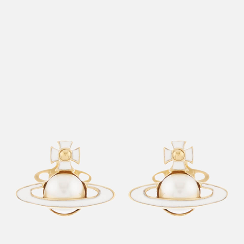Vivienne Westwood Women's Iris Bas Relief Earrings - Gold