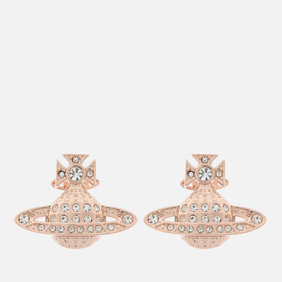 Vivienne Westwood Women's Mini Bas Relief Earrings - Pink Gold