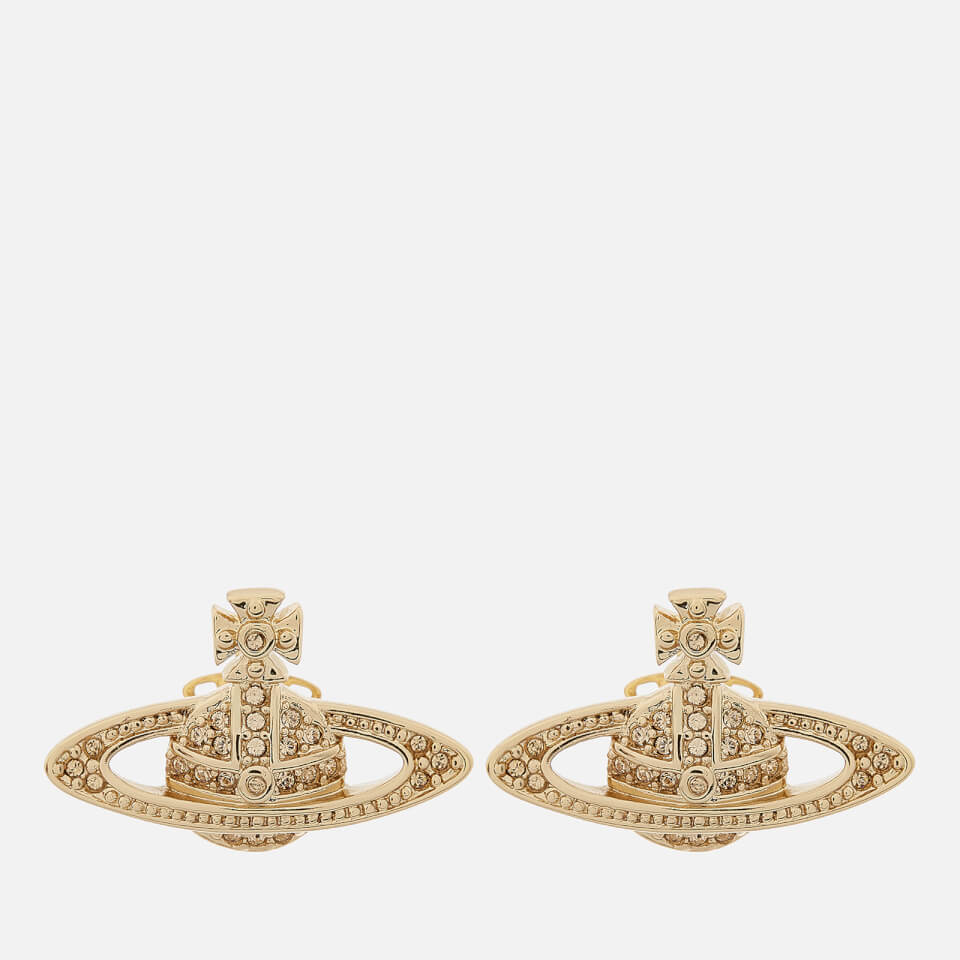 Vivienne Westwood Women's Mini Bas Relief Earrings - Gold