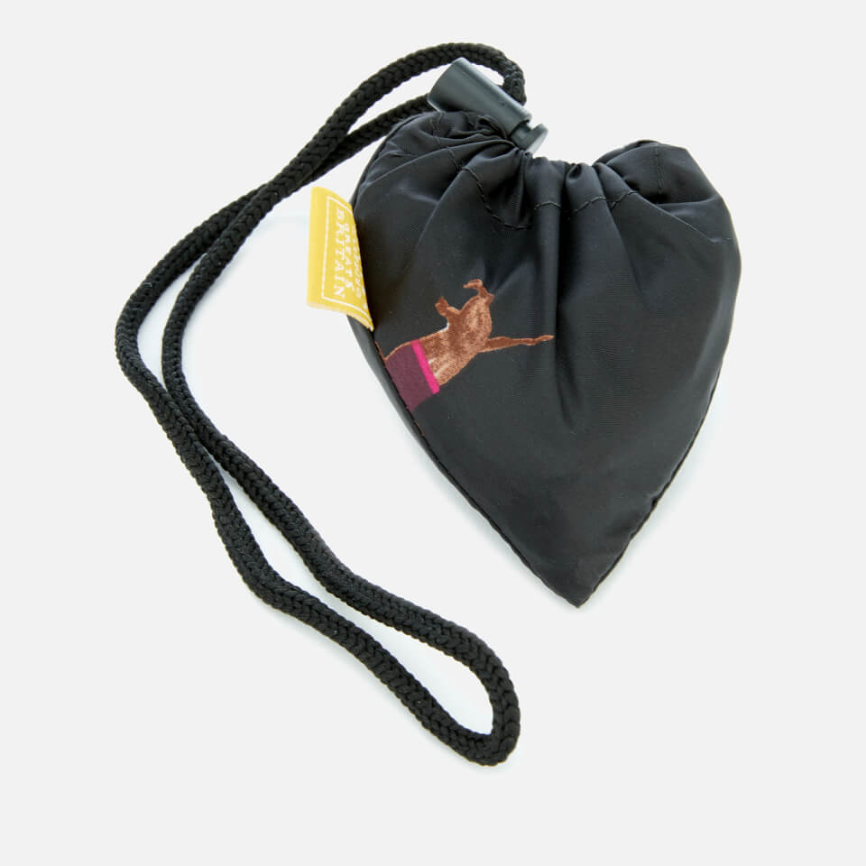 Joules Women's Pacabag Packaway Shopper Bag - Black Dachshund