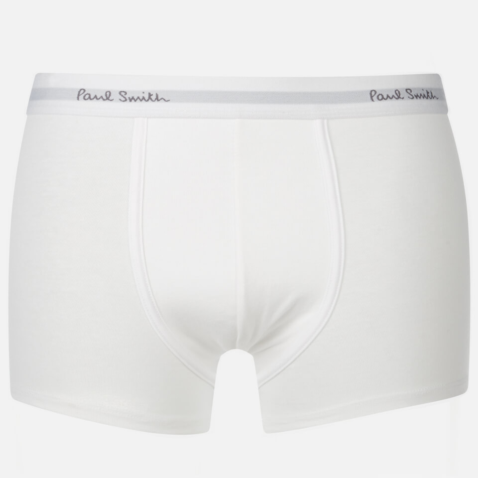 Paul Smith Men's 3 Pack Trunk Boxer Shorts - White
