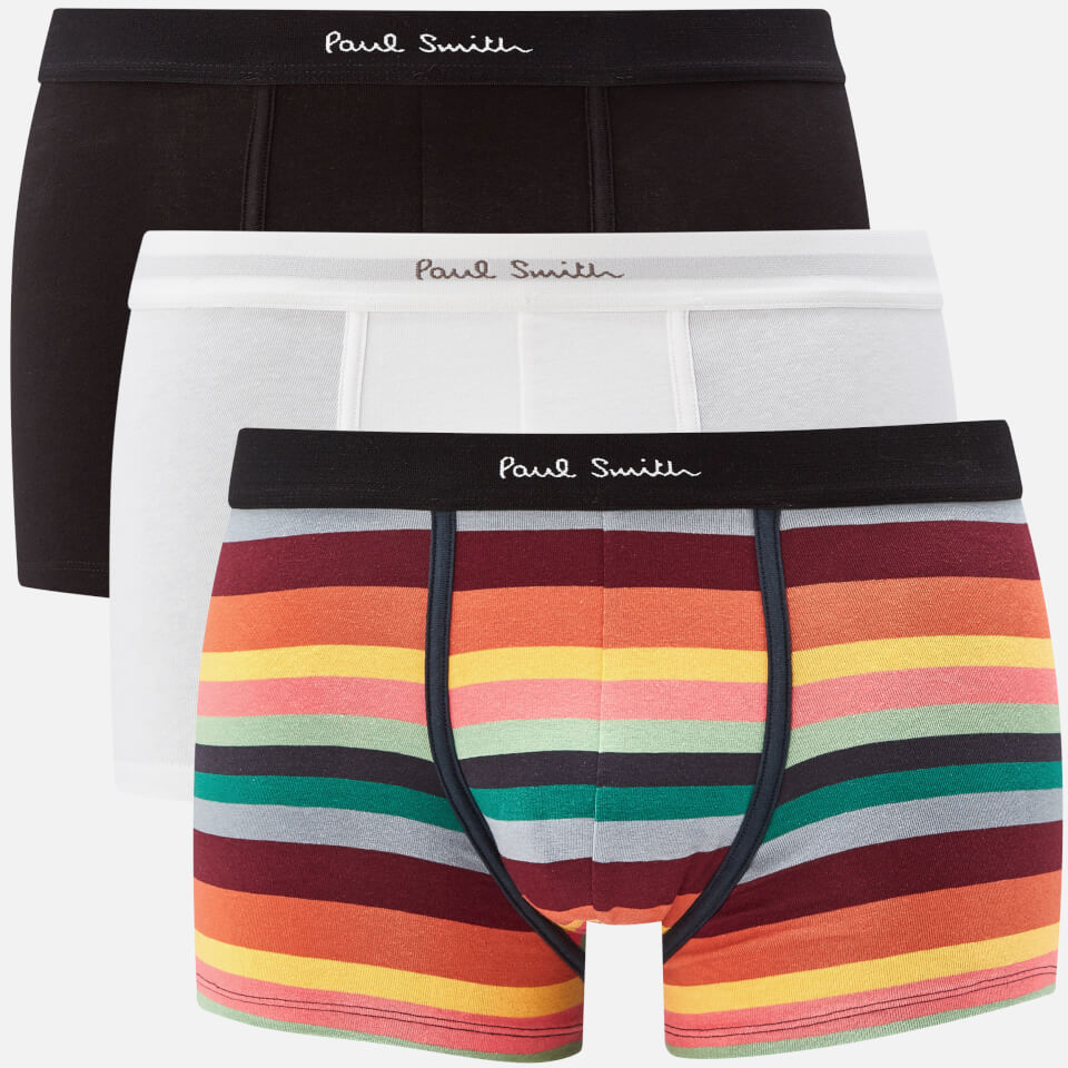 Paul Smith Men's 3 Pack Trunk Boxer Shorts - Stripe