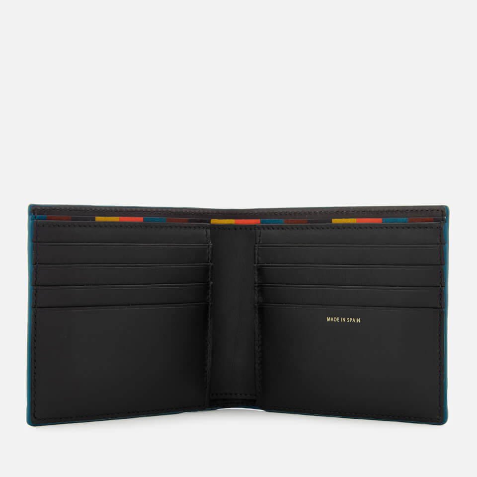 Paul Smith Men's Patterned Billfold Wallet - Black