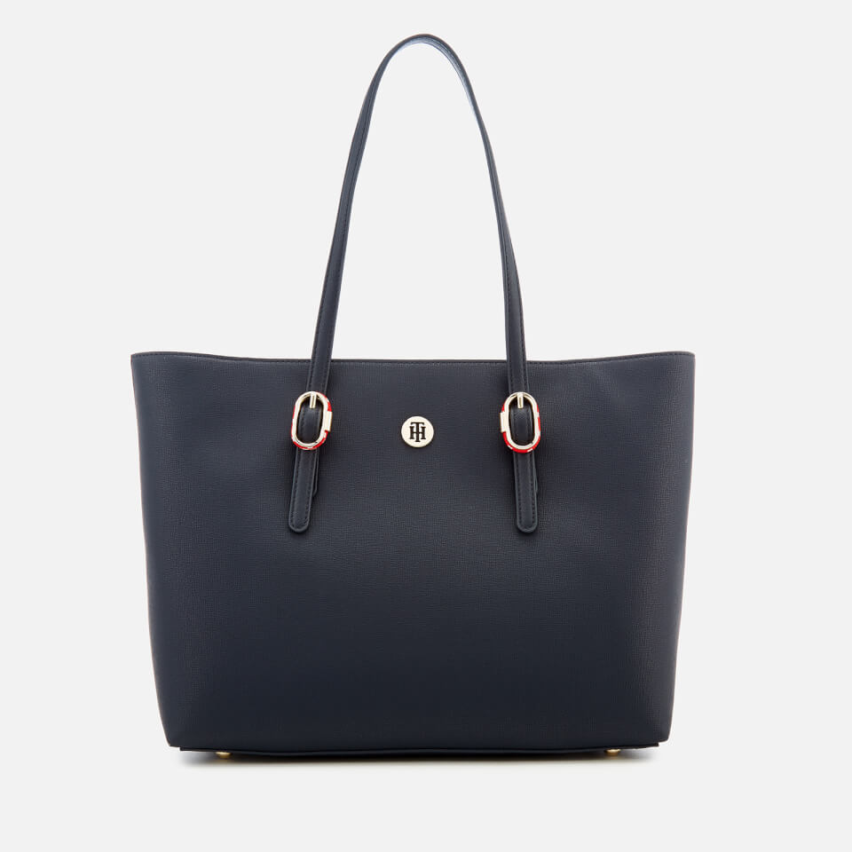 Tommy Hilfiger Women's Buckle Tote Bag - Navy