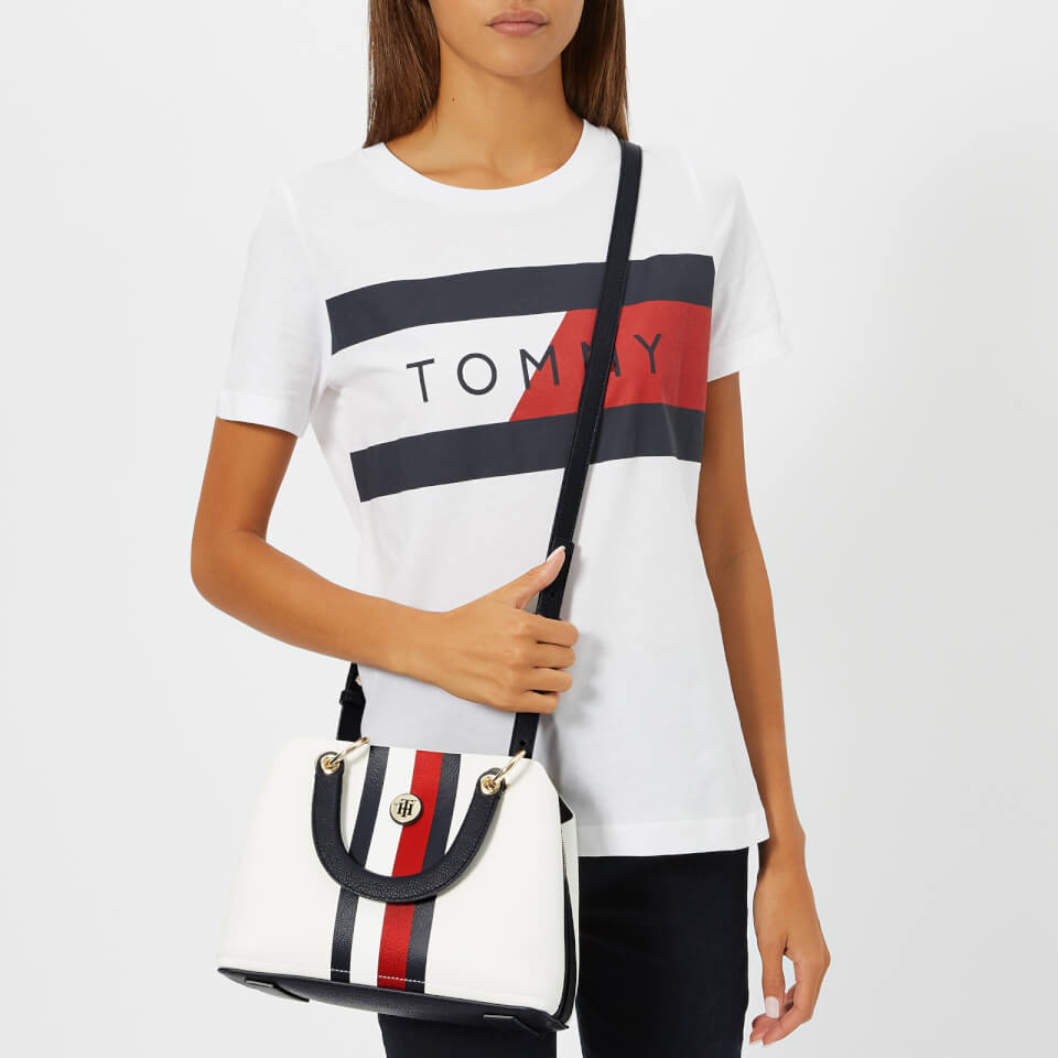 Tommy Hilfiger Women's Core Medium Satchel - White