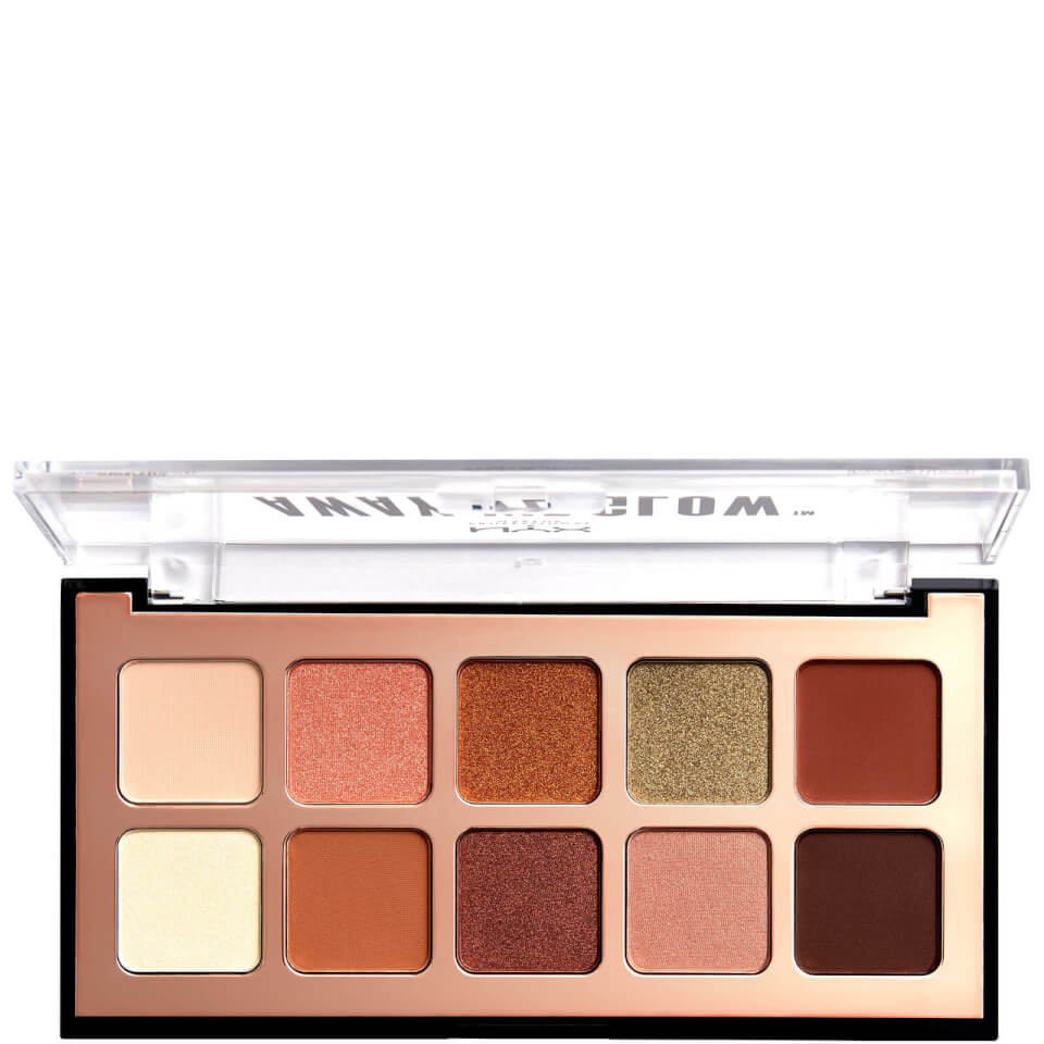 NYX Professional Makeup Away We Glow Shadow Palette 10g - Hooked On Glow