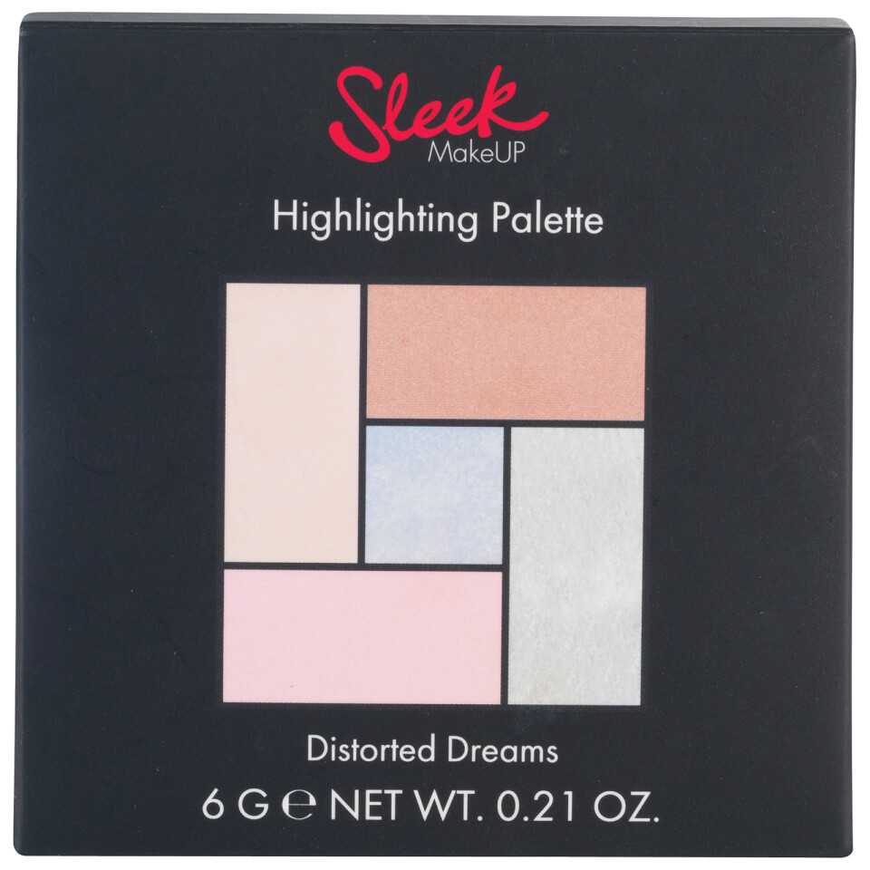 Sleek MakeUP Highlighting Palette - Distorted Dreams 6g