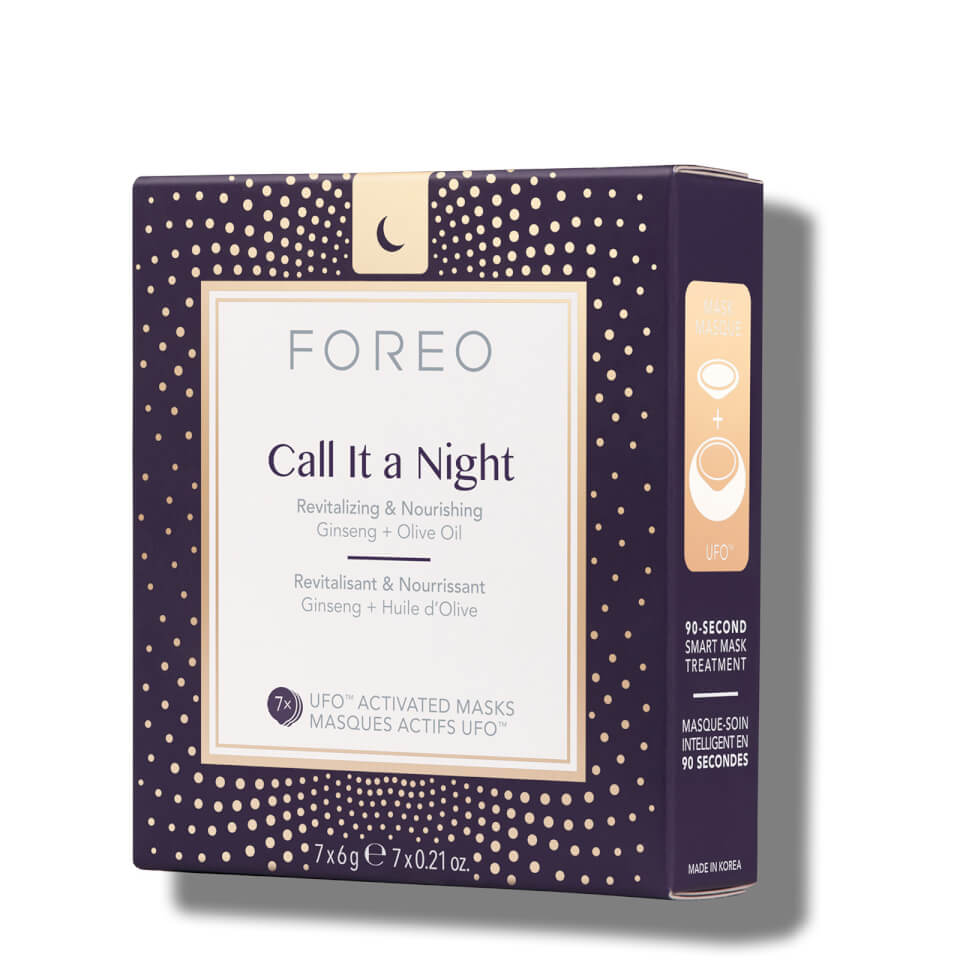 FOREO Call it a Night UFO/UFO Mini Nourishing and Revitalising Face Mask (7 Pack)