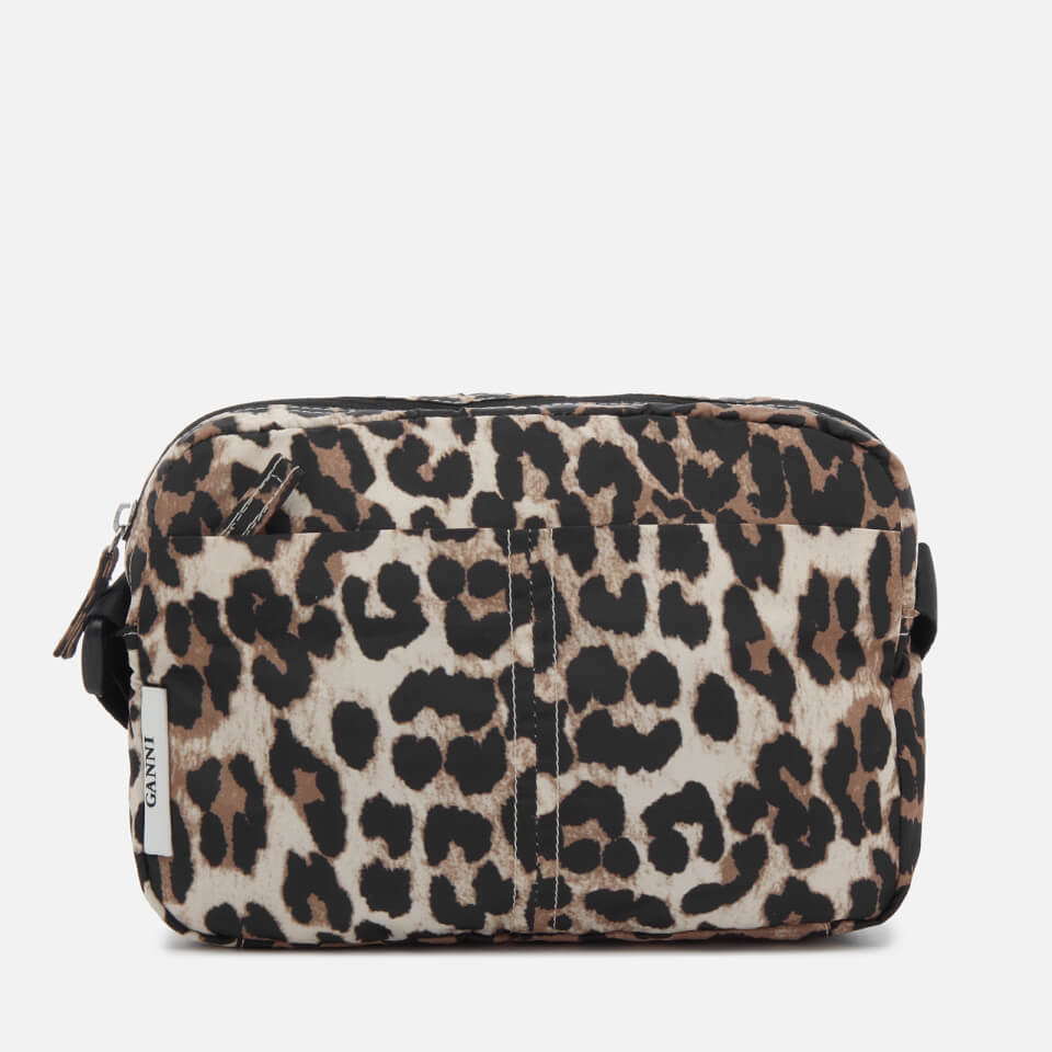 Ganni fairmont bag leopard on sale