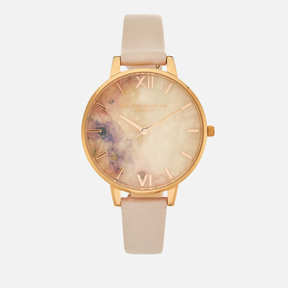 Olivia Burton Women's Semi Precious Watch - Blossom/Rose Gold