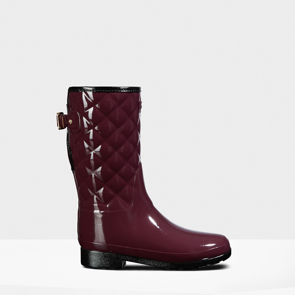 Hunter oxblood rain best sale boots