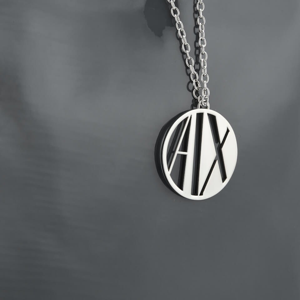 Armani Exchange Women's Patent Logo Tote Bag - Grey