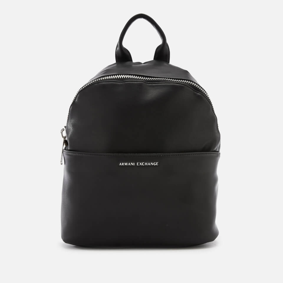Armani Exchange Women's Eco Logo Backpack - Black