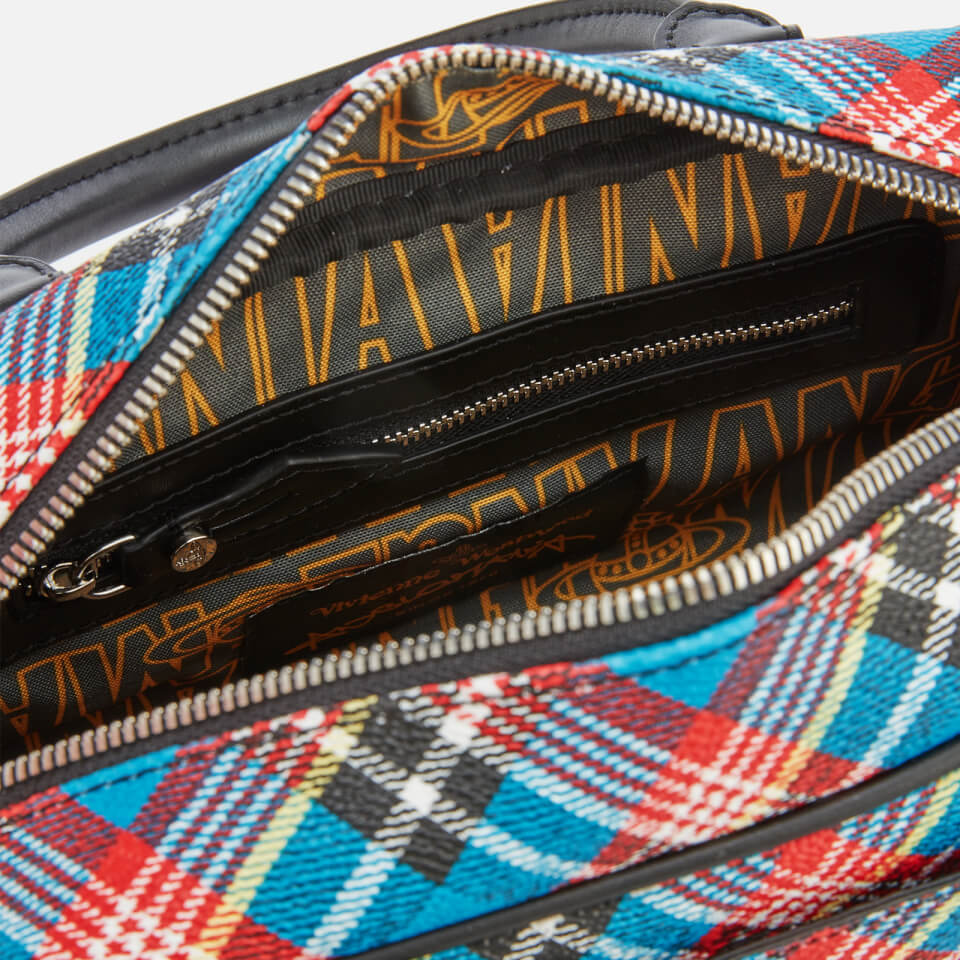 Vivienne Westwood Women's Shuka Tartan Handbag - Navy