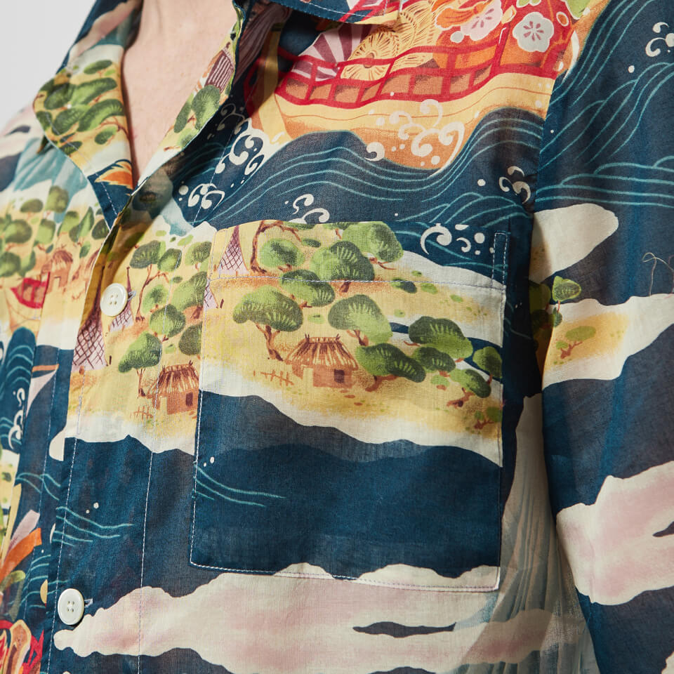 【COSYHARU】Legacy striped shirt COSYHARU】Legacy Stripe Linen Summer Shirt