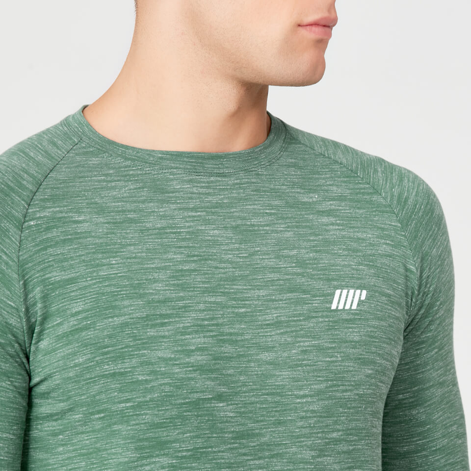 MP Performance Long Sleeve T-Shirt - Dark Green Marl - S