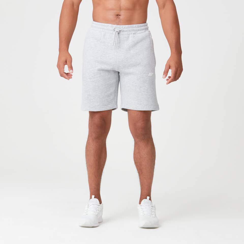 Tru-Fit Sweat Shorts - Grey Marl - XS