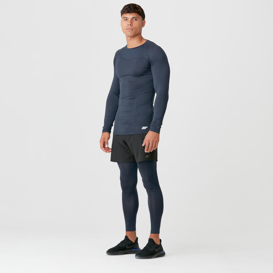 MP Men's Charge Compression Tights - Navy Marl - XS