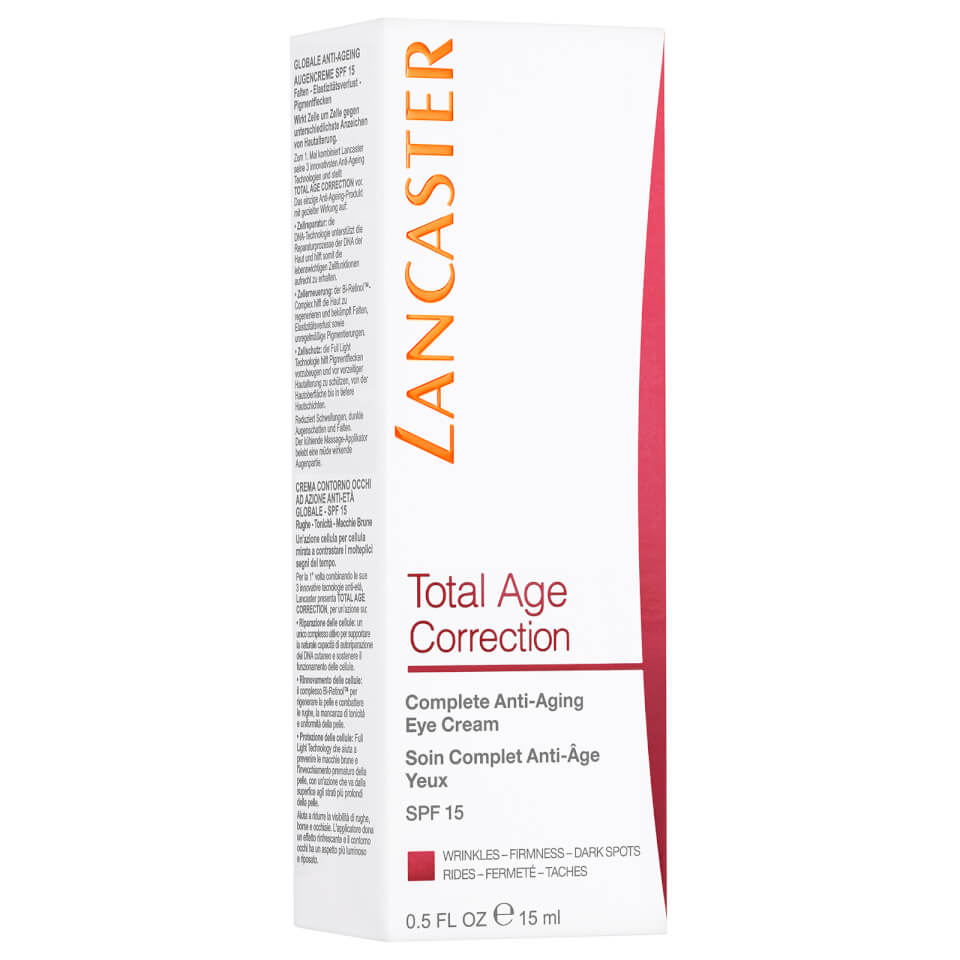 Lancaster Total Age Correction Complete Anti-Ageing Eye Cream SPF15 15ml
